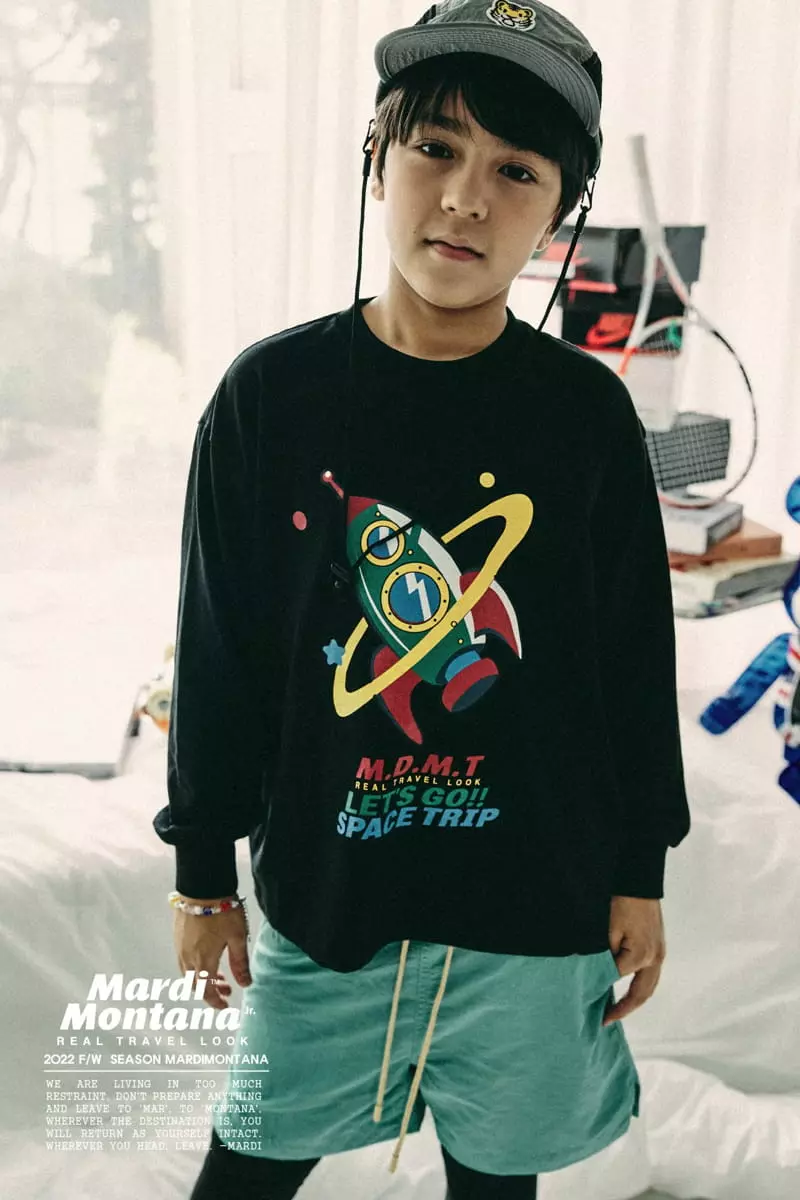 Mardi Montana - Korean Children Fashion - #minifashionista - Rocket Tee - 7