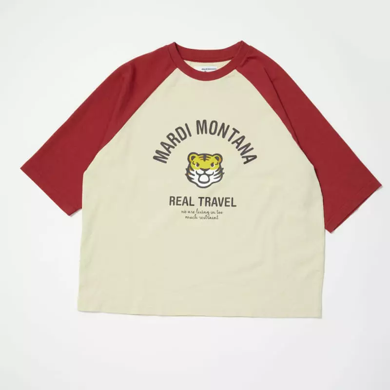 Mardi Montana - Korean Children Fashion - #prettylittlegirls - Tiger Raglan Tee - 10