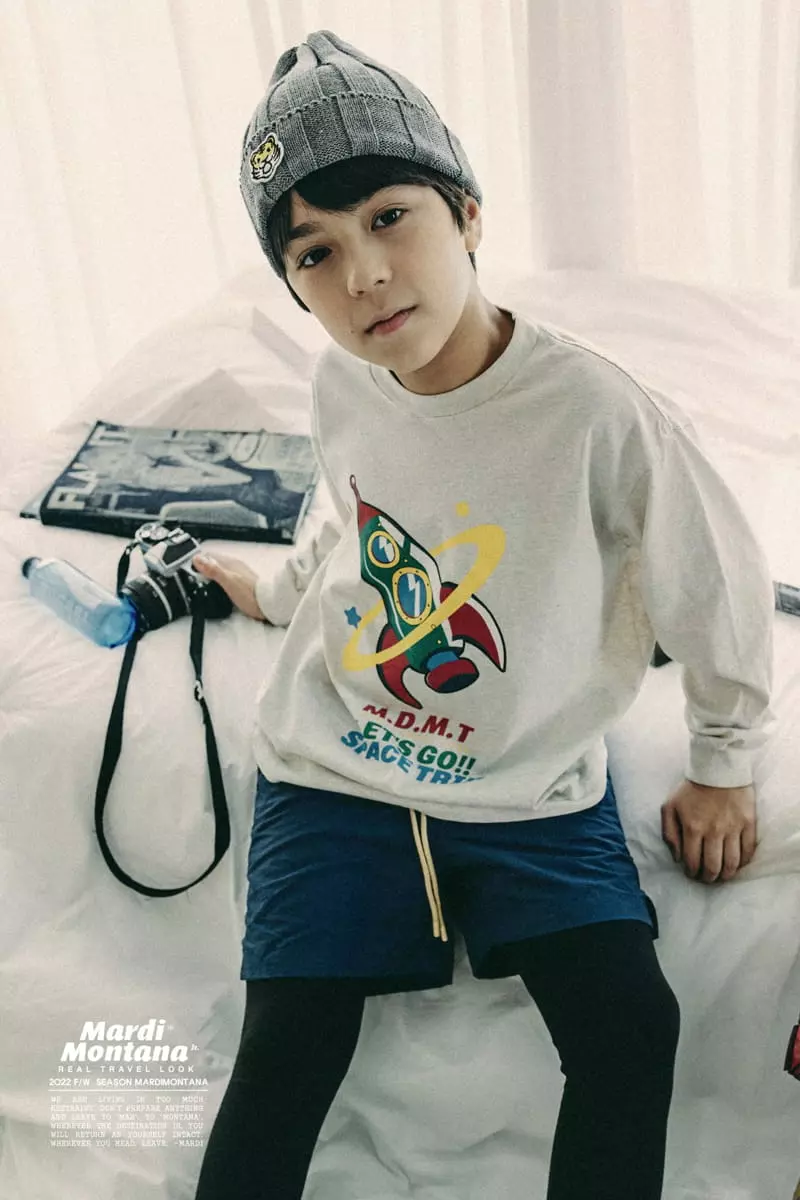 Mardi Montana - Korean Children Fashion - #todddlerfashion - Rocket Tee - 9