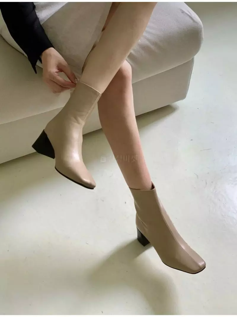 Marie - Korean Women Fashion - #vintageinspired - 1070u Boots - 7