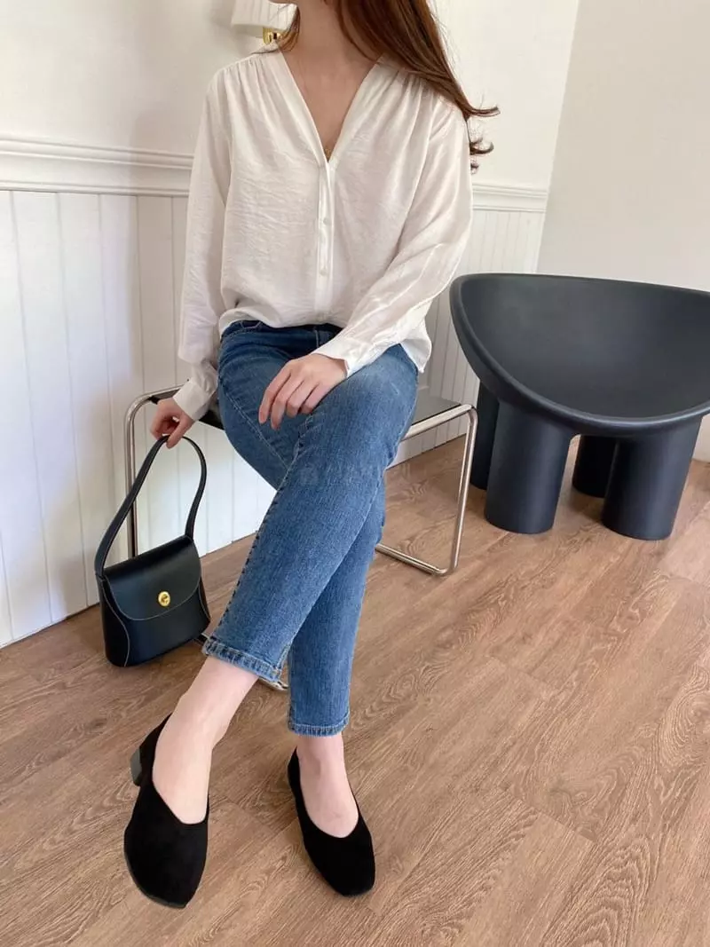 Marie - Korean Women Fashion - #momslook - 200r Flats - 4