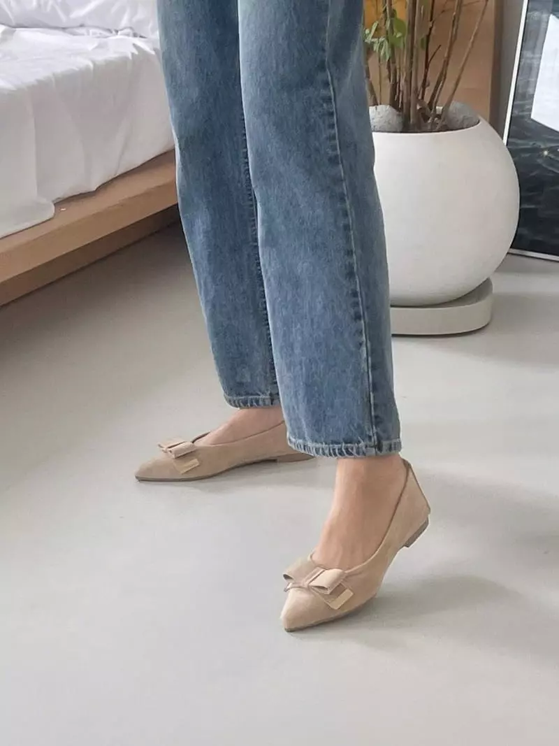 Marie - Korean Women Fashion - #momslook - 199r Flats - 4