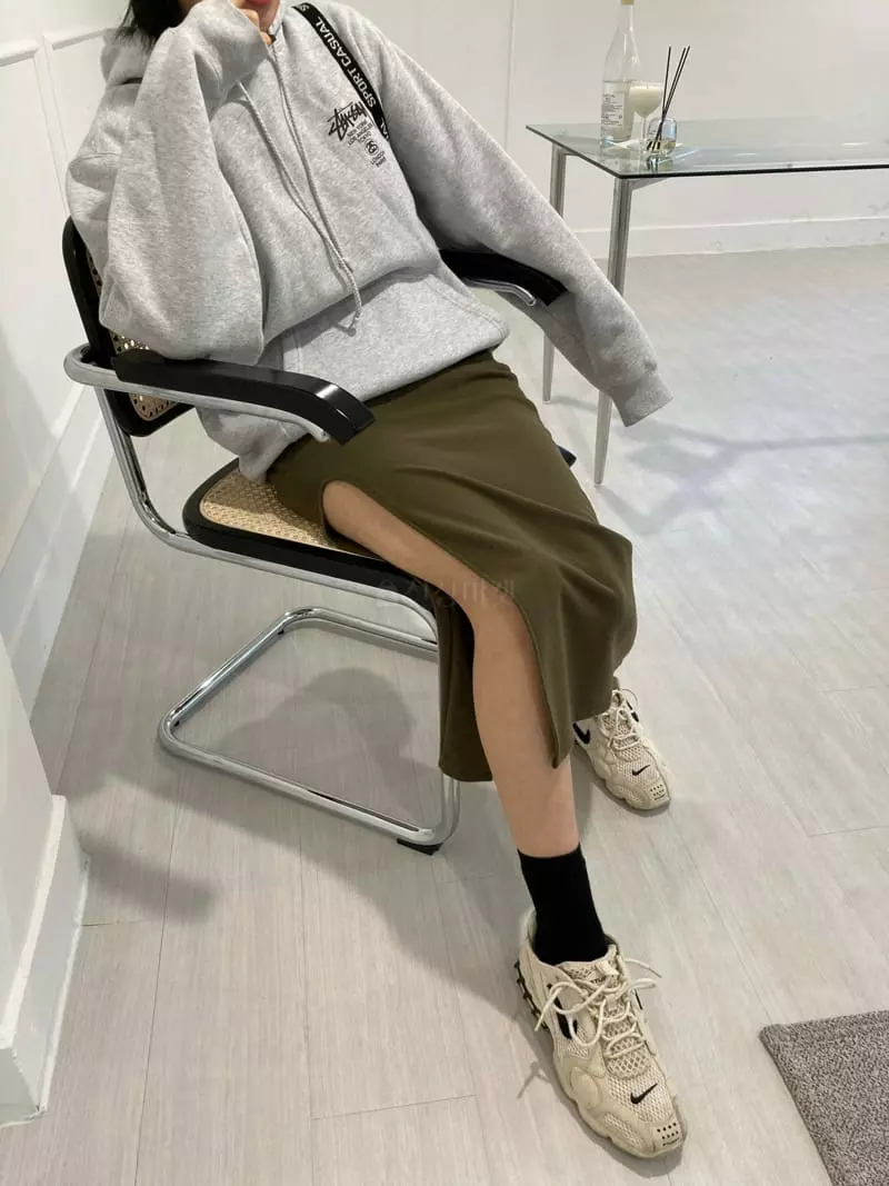 Marron - Korean Women Fashion - #momslook - Neo Long Skirt - 7