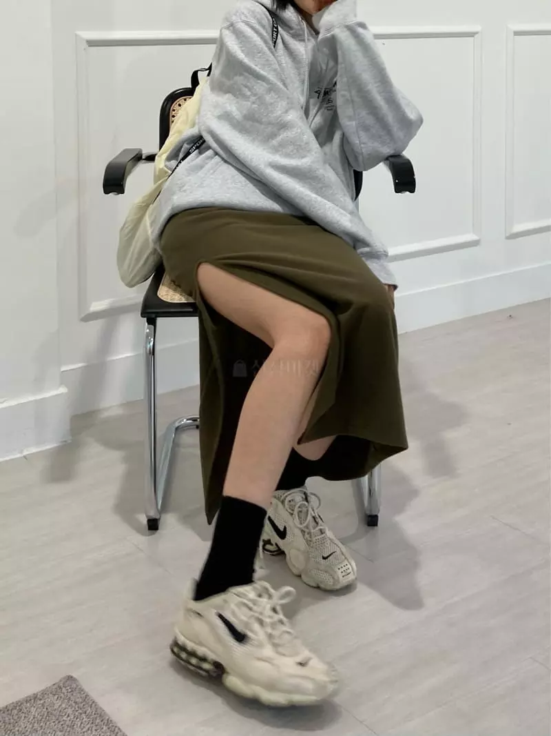 Marron - Korean Women Fashion - #thelittlethings - Neo Long Skirt - 6