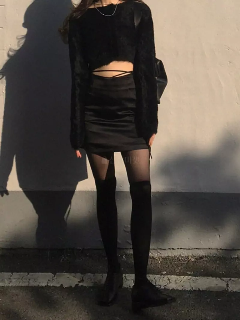 Marron - Korean Women Fashion - #vintagekidsstyle - Shaton Mini Skirt