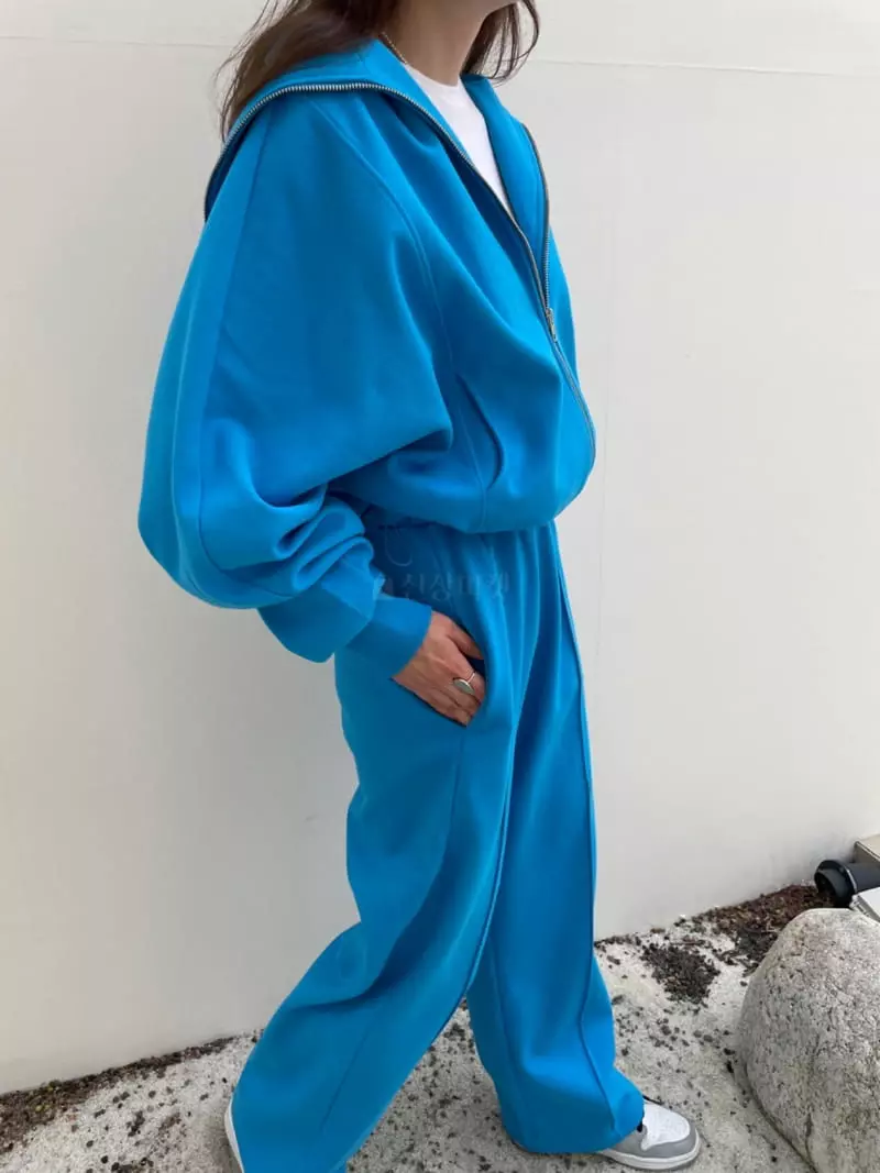 Matilda - Korean Women Fashion - #momslook - Color Zip-up - 9