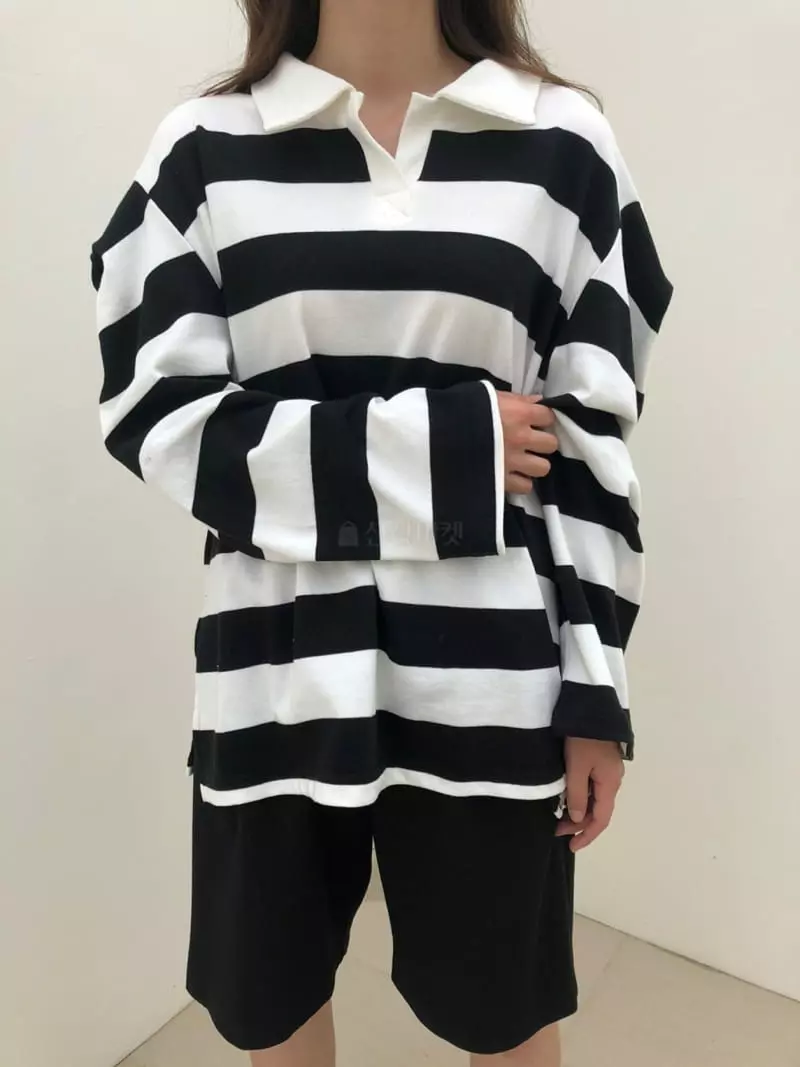 Matilda - Korean Women Fashion - #momslook - Stirpes Tery Tee - 6