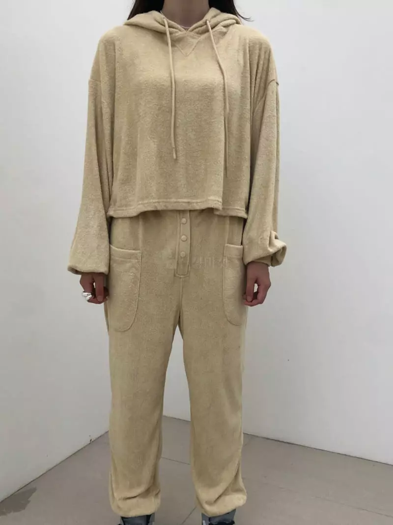 Matilda - Korean Women Fashion - #momslook - Tery Hoody Set