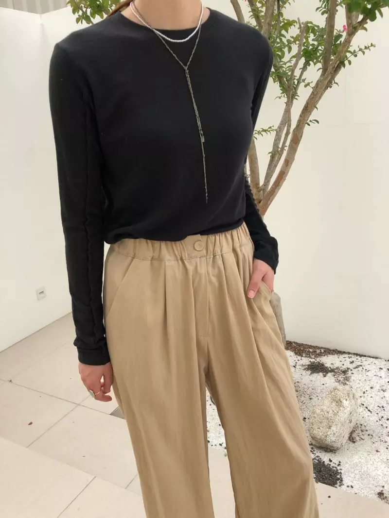 Matilda - Korean Women Fashion - #momslook - Rose Crop Tee - 5