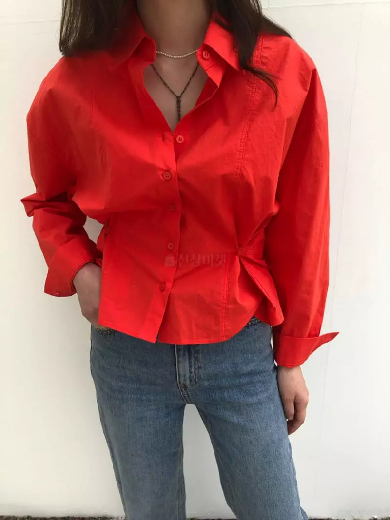 Matilda - Korean Women Fashion - #momslook - Bo Tem Shirt - 2