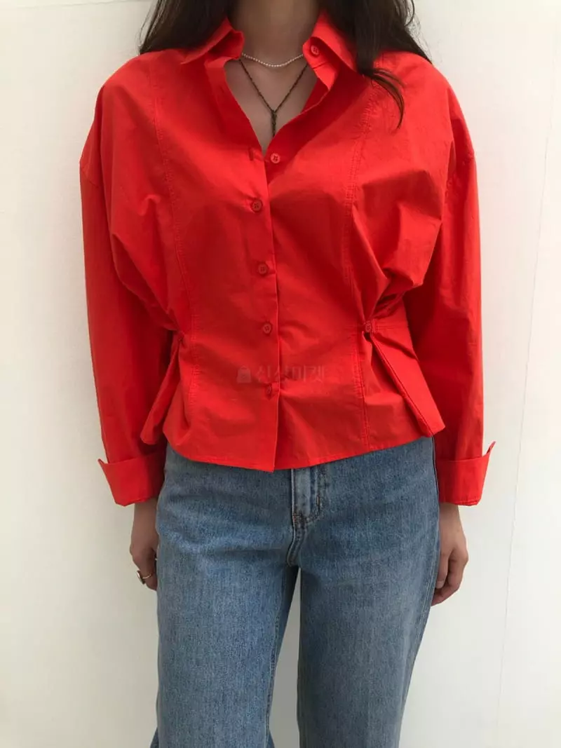 Matilda - Korean Women Fashion - #womensfashion - Bo Tem Shirt - 4