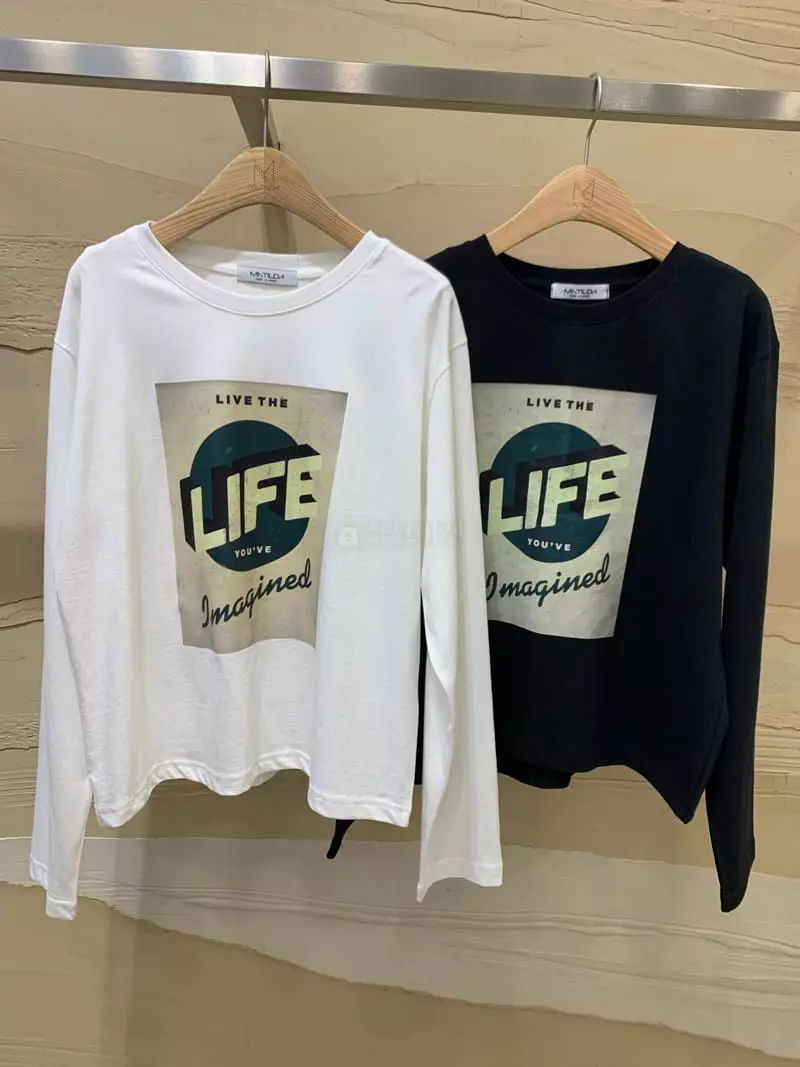 Matilda - Korean Women Fashion - #momslook - Life Tee - 5