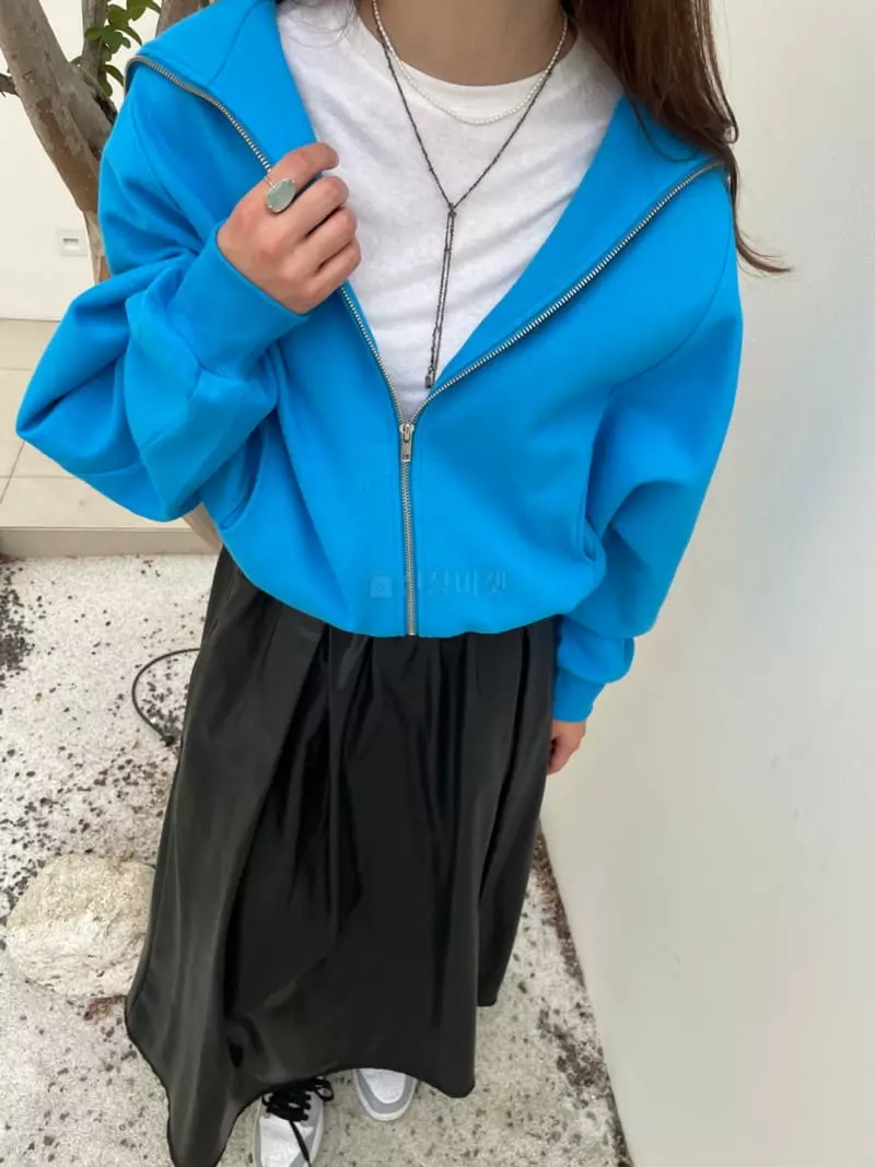 Matilda - Korean Women Fashion - #romanticstyle - Color Zip-up
