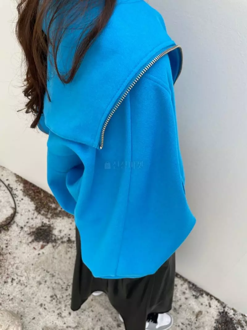 Matilda - Korean Women Fashion - #shopsmall - Color Zip-up - 2