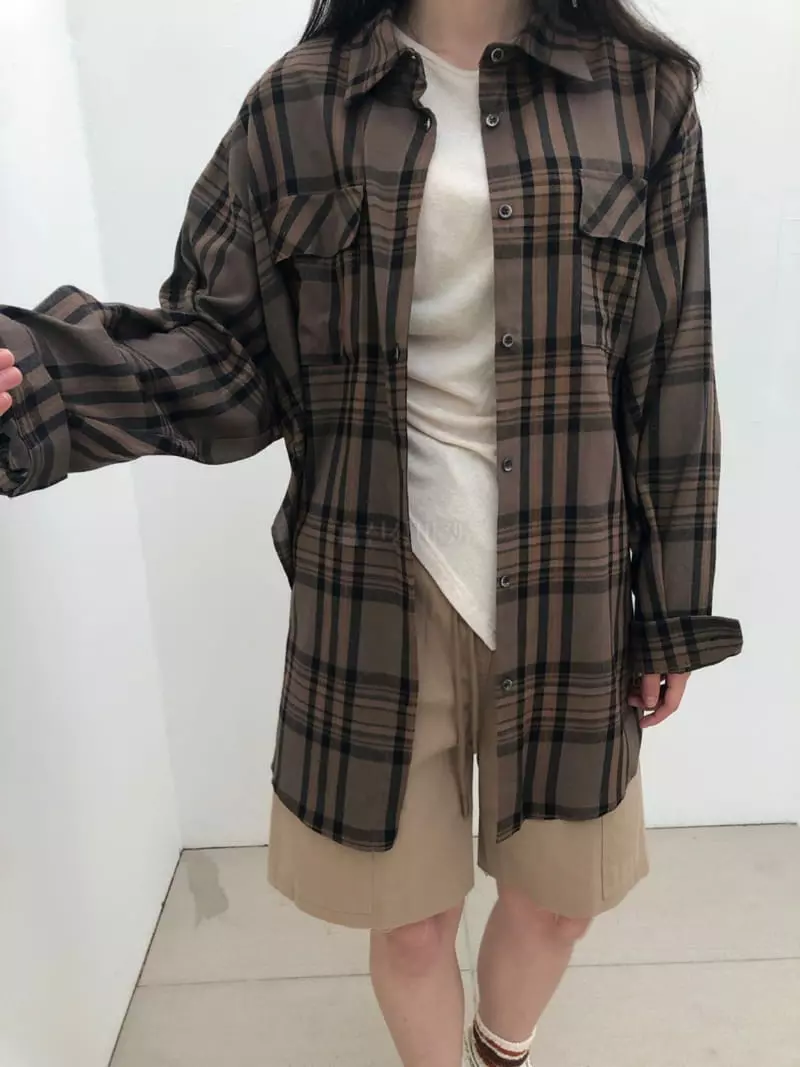Matilda - Korean Women Fashion - #thelittlethings - Check Shirt - 5