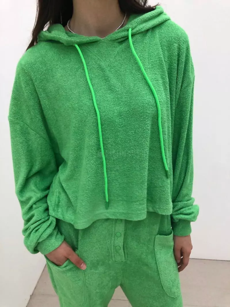 Matilda - Korean Women Fashion - #womensfashion - Tery Hoody Set - 2