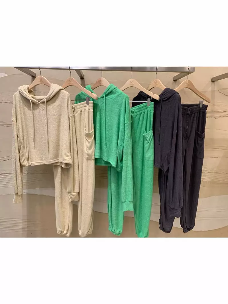 Matilda - Korean Women Fashion - #womensfashion - Tery Hoody Set - 6
