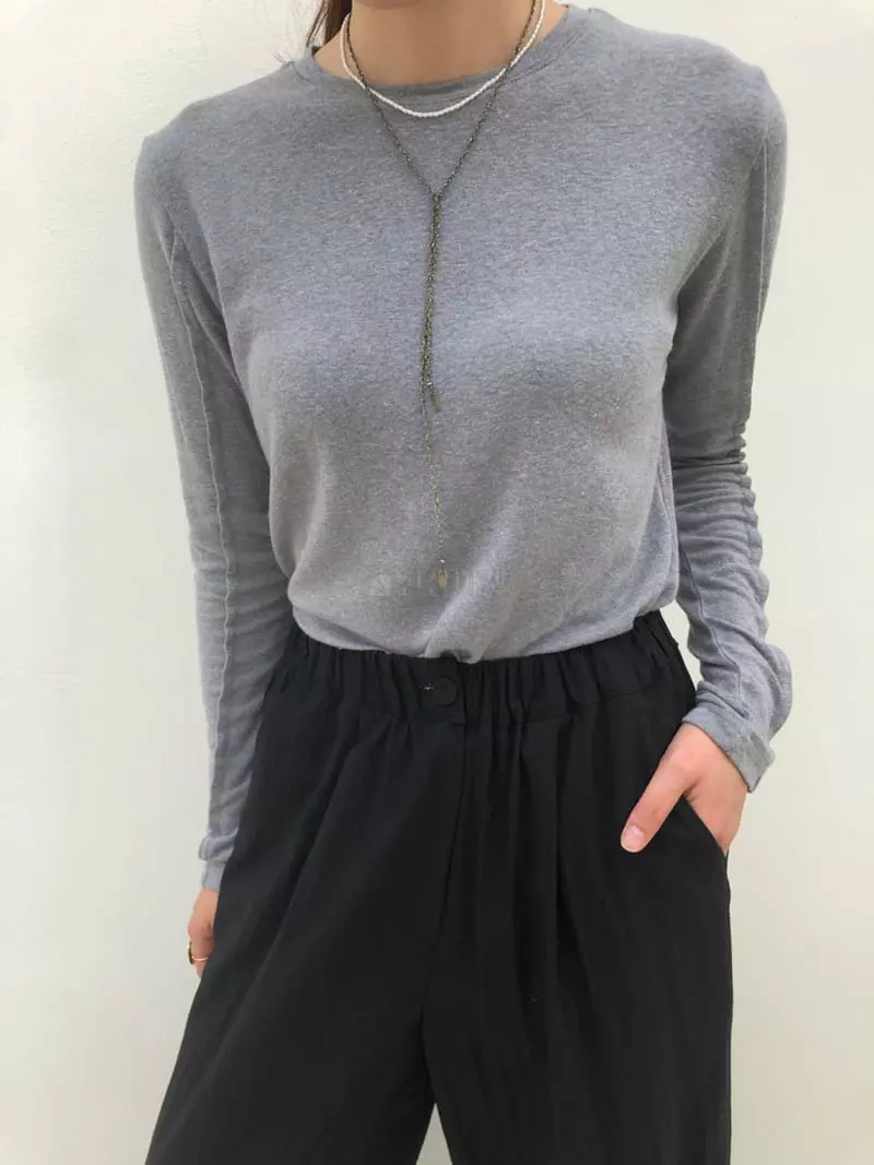 Matilda - Korean Women Fashion - #momslook - Rose Crop Tee - 4