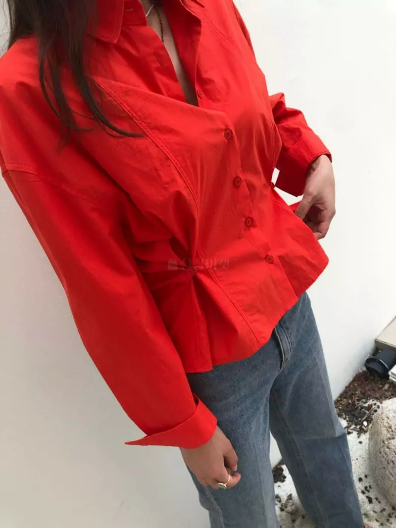 Matilda - Korean Women Fashion - #womensfashion - Bo Tem Shirt - 3