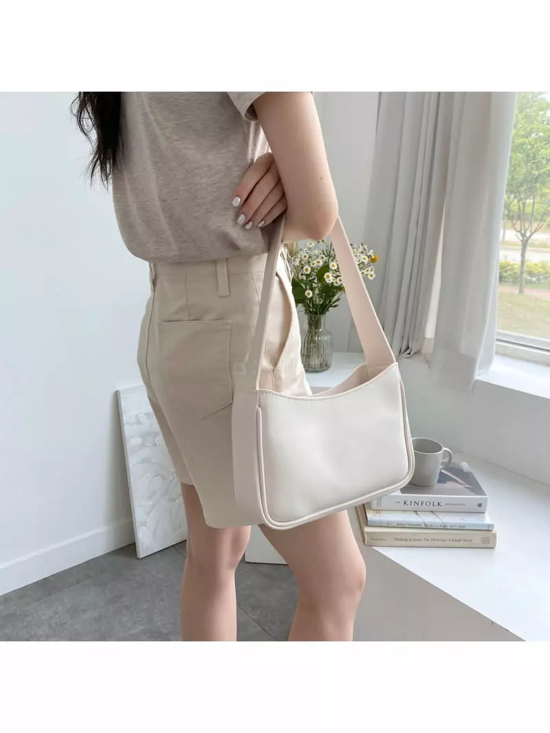 Megoshop - Korean Women Fashion - #momslook - Cream Bag - 5