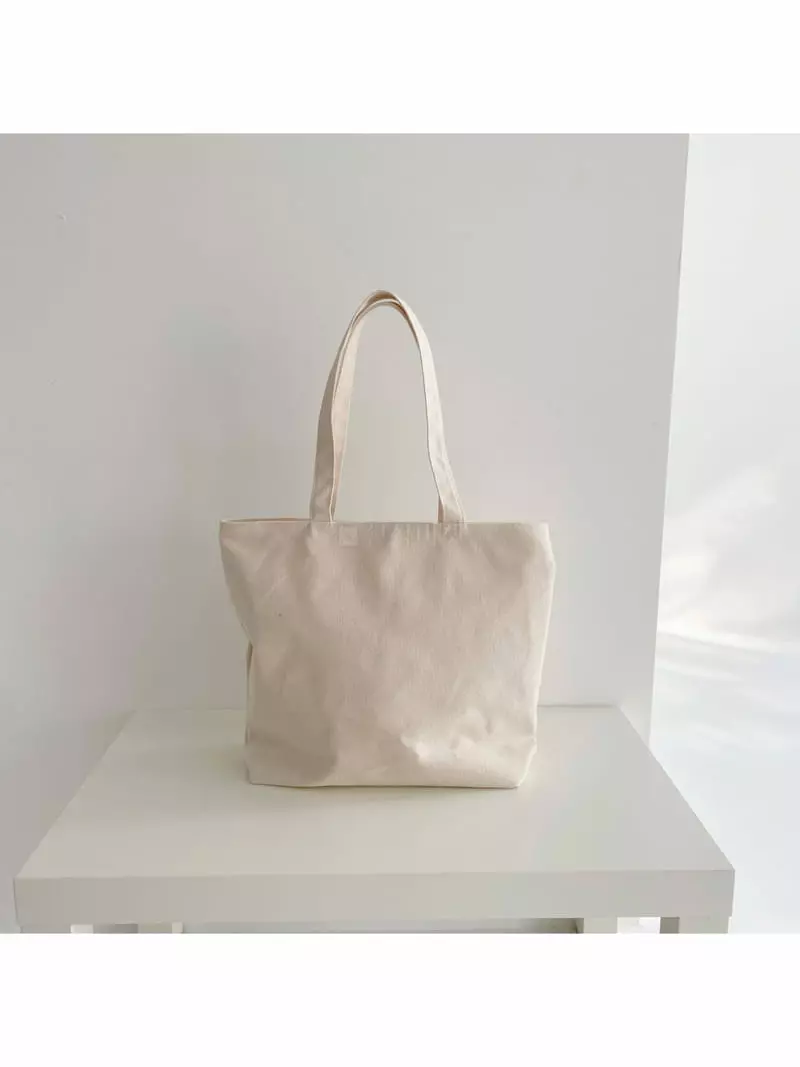 Megoshop - Korean Women Fashion - #momslook - Canvas Coin Shoulder Bag - 6