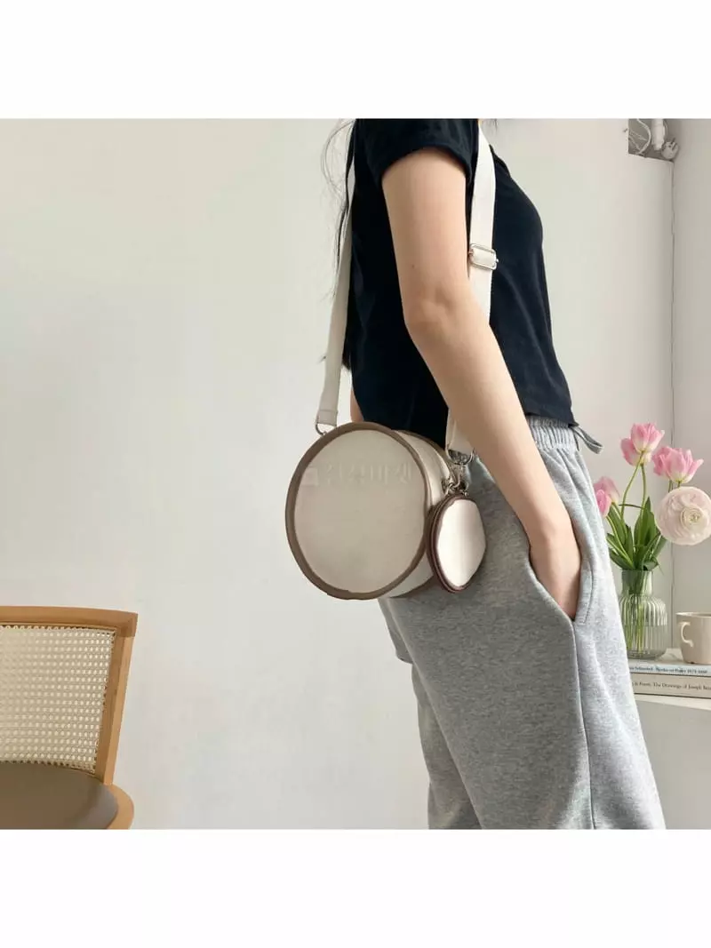 Megoshop - Korean Women Fashion - #momslook - Canvas Coin Bag - 5
