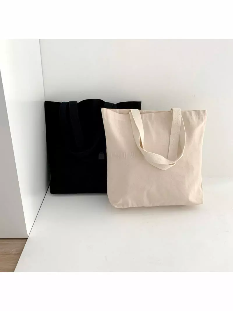 Megoshop - Korean Women Fashion - #momslook - Canvas Eco Bag
