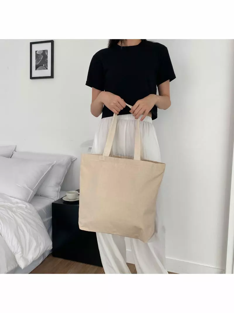 Megoshop - Korean Women Fashion - #momslook - Canvas Eco Bag - 7