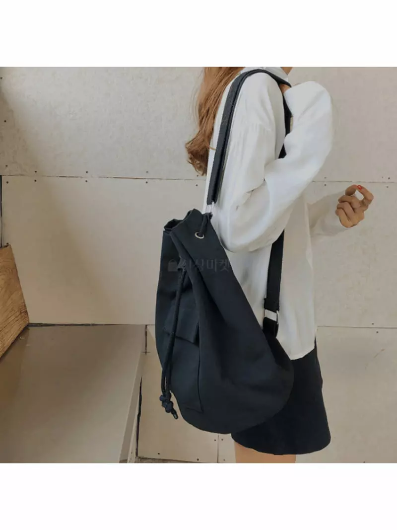 Megoshop - Korean Women Fashion - #momslook - Canvas Bag - 9