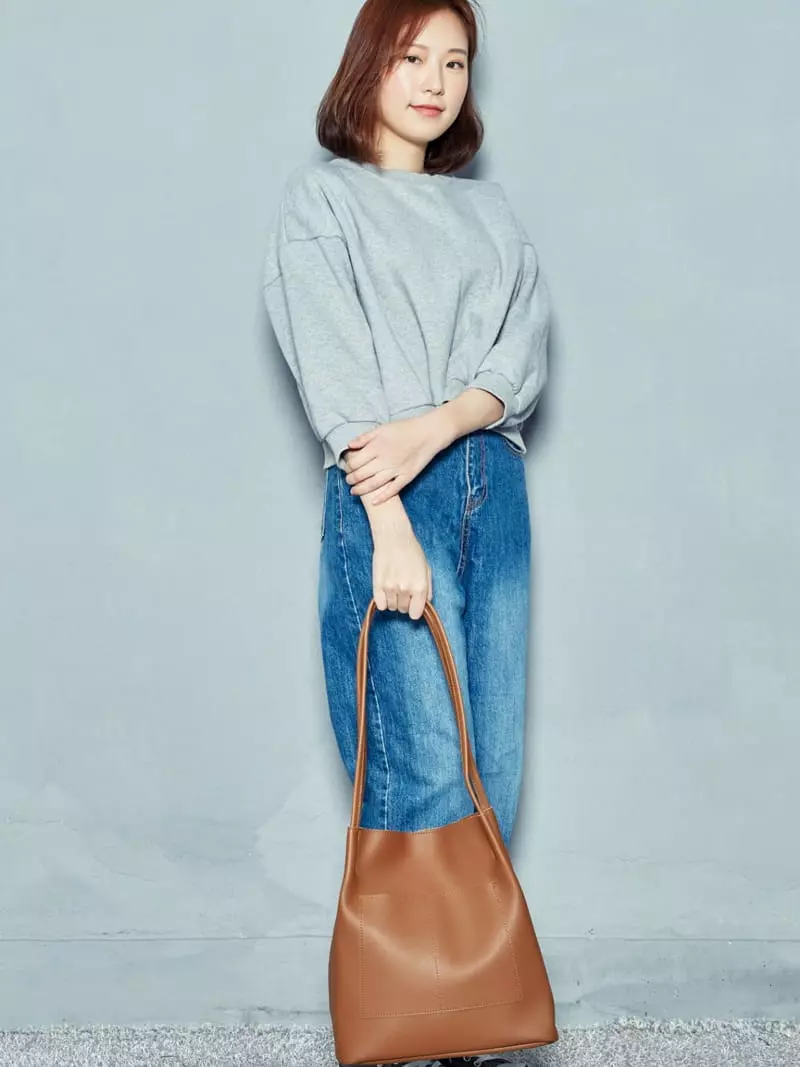 Megoshop - Korean Women Fashion - #momslook - July Triangle Pocket Bag - 7