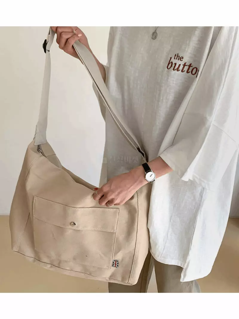 Megoshop - Korean Women Fashion - #momslook - Union Jack Cross Bag - 6