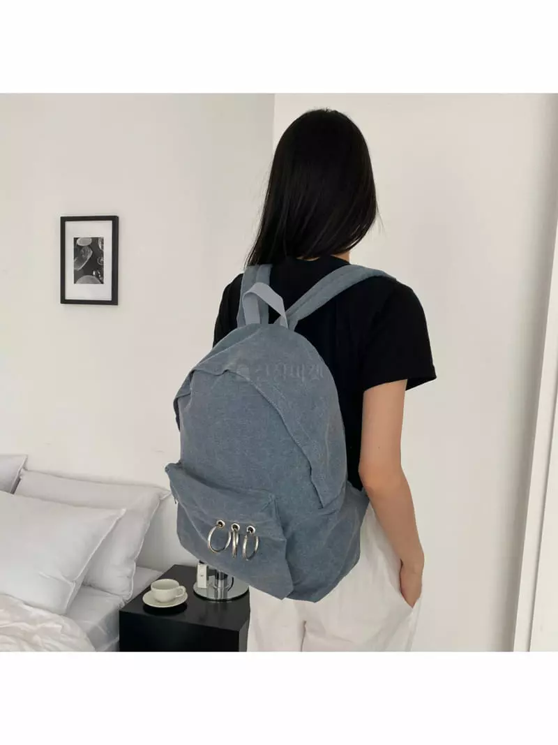 Megoshop - Korean Women Fashion - #momslook - Oring Back Pack