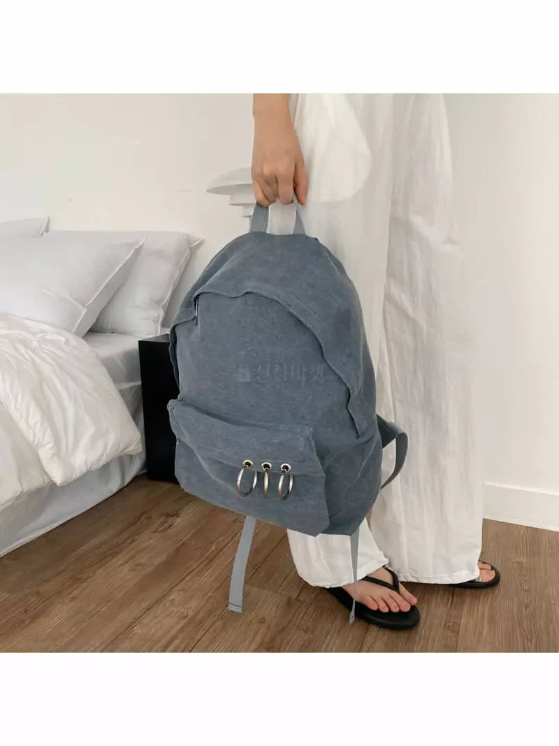 Megoshop - Korean Women Fashion - #momslook - Oring Back Pack - 5
