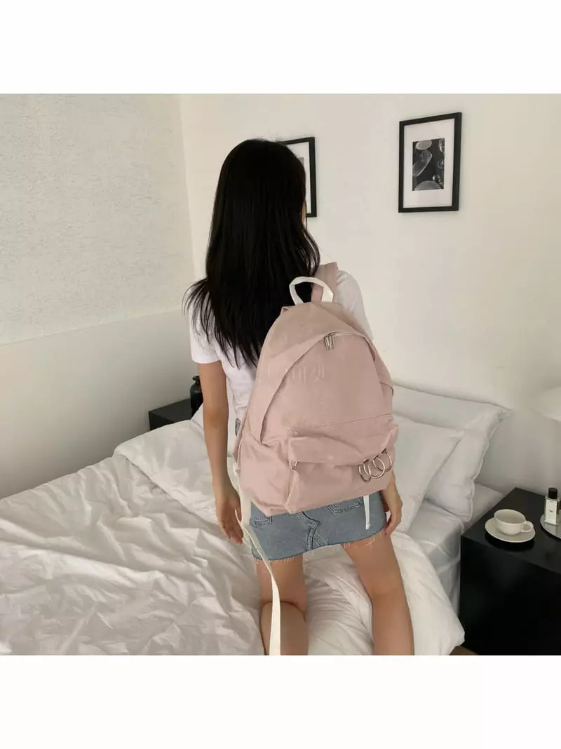 Megoshop - Korean Women Fashion - #momslook - Oring Back Pack - 7