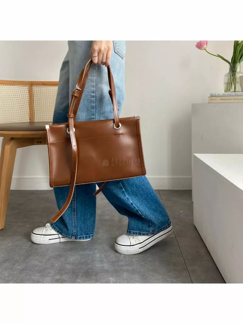 Megoshop - Korean Women Fashion - #momslook - Square Bag - 5