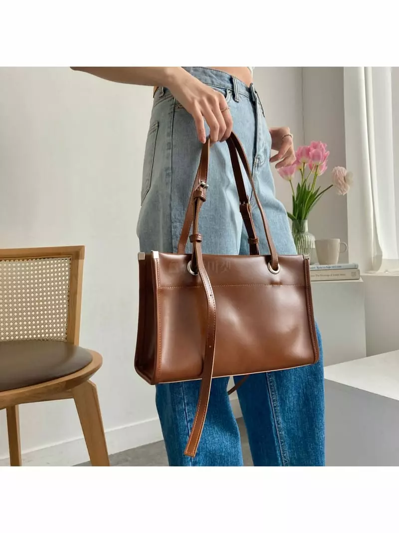 Megoshop - Korean Women Fashion - #momslook - Square Bag - 7