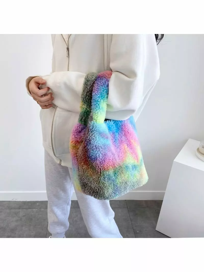 Megoshop - Korean Women Fashion - #womensfashion - Cotton Candy Tote Bag - 4