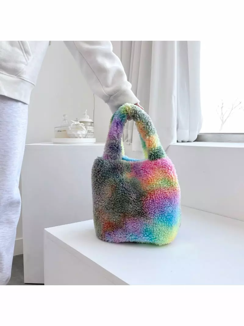 Megoshop - Korean Women Fashion - #momslook - Cotton Candy Tote Bag - 9