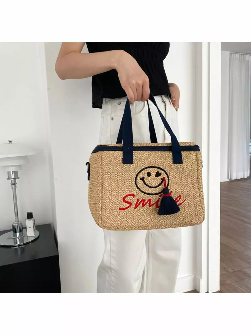 Megoshop - Korean Women Fashion - #womensfashion - Biscos Smile Cooler Bag - 4