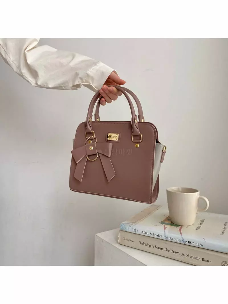 Megoshop - Korean Women Fashion - #momslook - Ribbon Fox Bag - 5