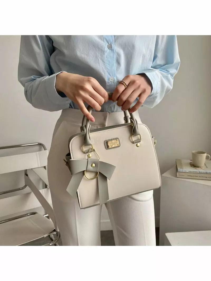 Megoshop - Korean Women Fashion - #momslook - Ribbon Fox Bag - 9