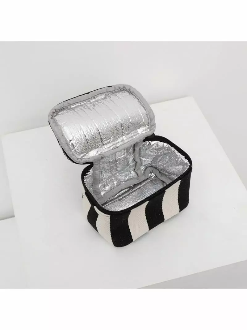Megoshop - Korean Women Fashion - #momslook - Stripes Cooler Mini Bag