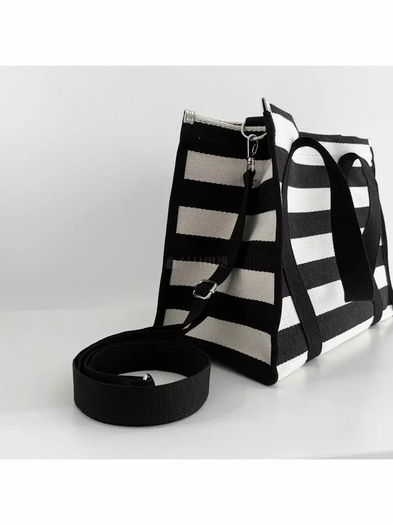 Megoshop - Korean Women Fashion - #momslook - Stripes Diaper Bag - 3