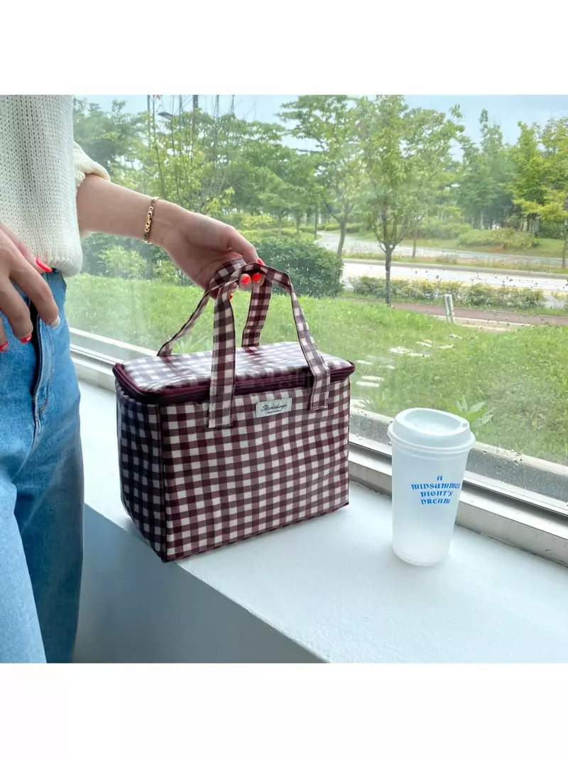 Megoshop - Korean Women Fashion - #pursuepretty - Check M Coller Bag - 8