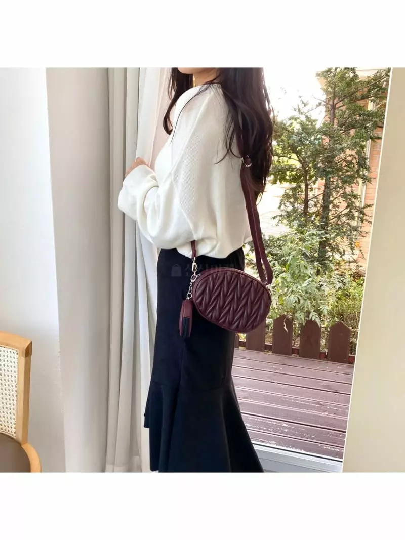 Megoshop - Korean Women Fashion - #pursuepretty - Circle Coin Bag - 7