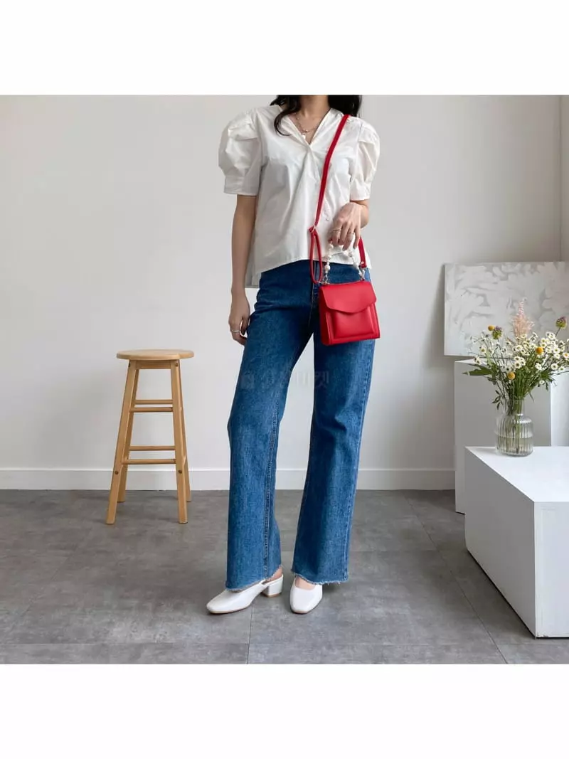 Megoshop - Korean Women Fashion - #pursuepretty - Pearl Stripes Bag - 6