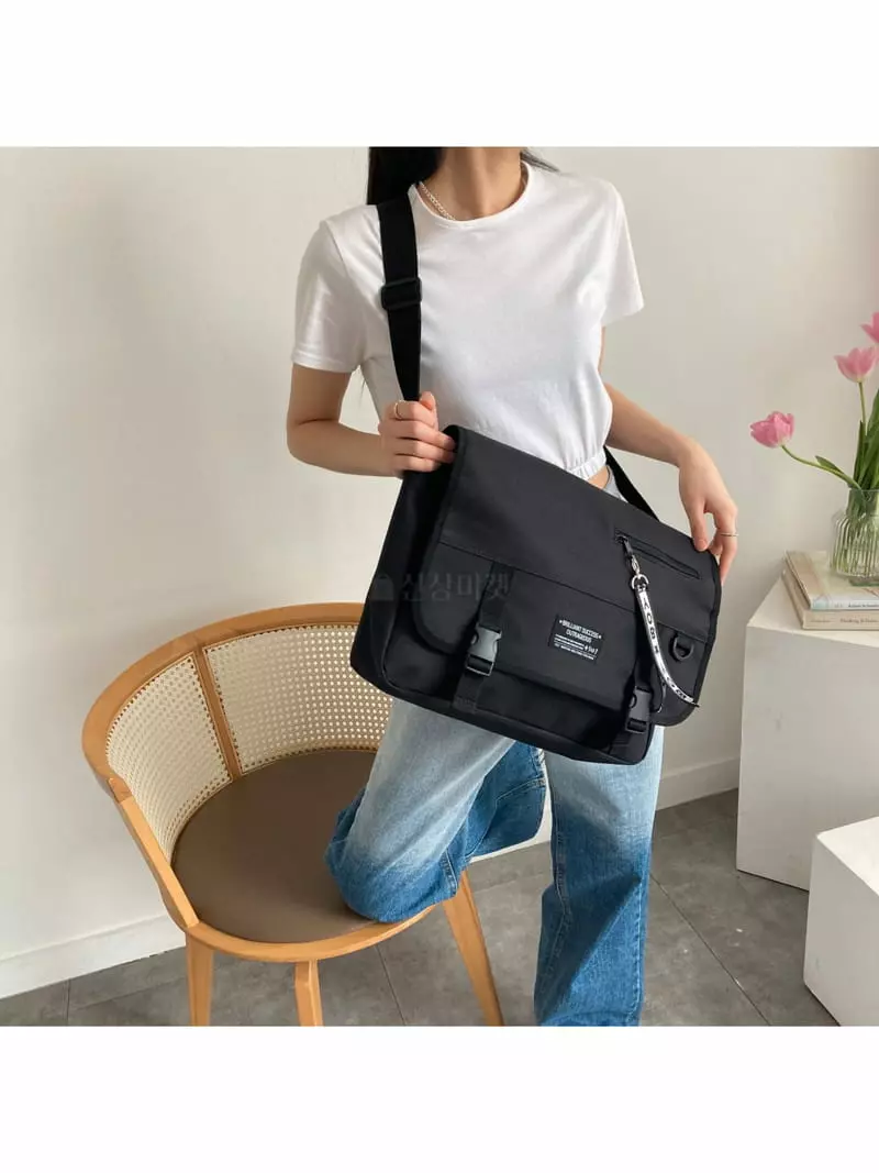 Megoshop - Korean Women Fashion - #pursuepretty - Boy Strap Bag - 7