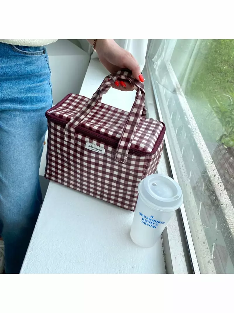 Megoshop - Korean Women Fashion - #restrostyle - Check M Coller Bag - 9