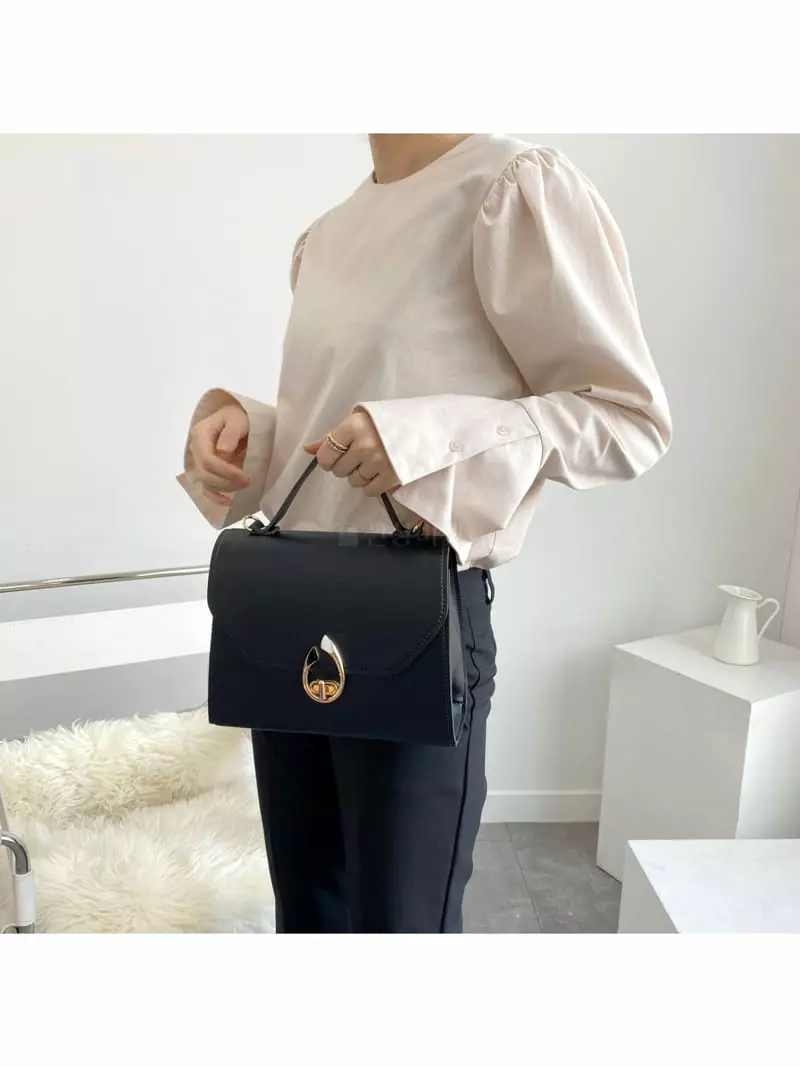 Megoshop - Korean Women Fashion - #restrostyle - Black White Bag - 10