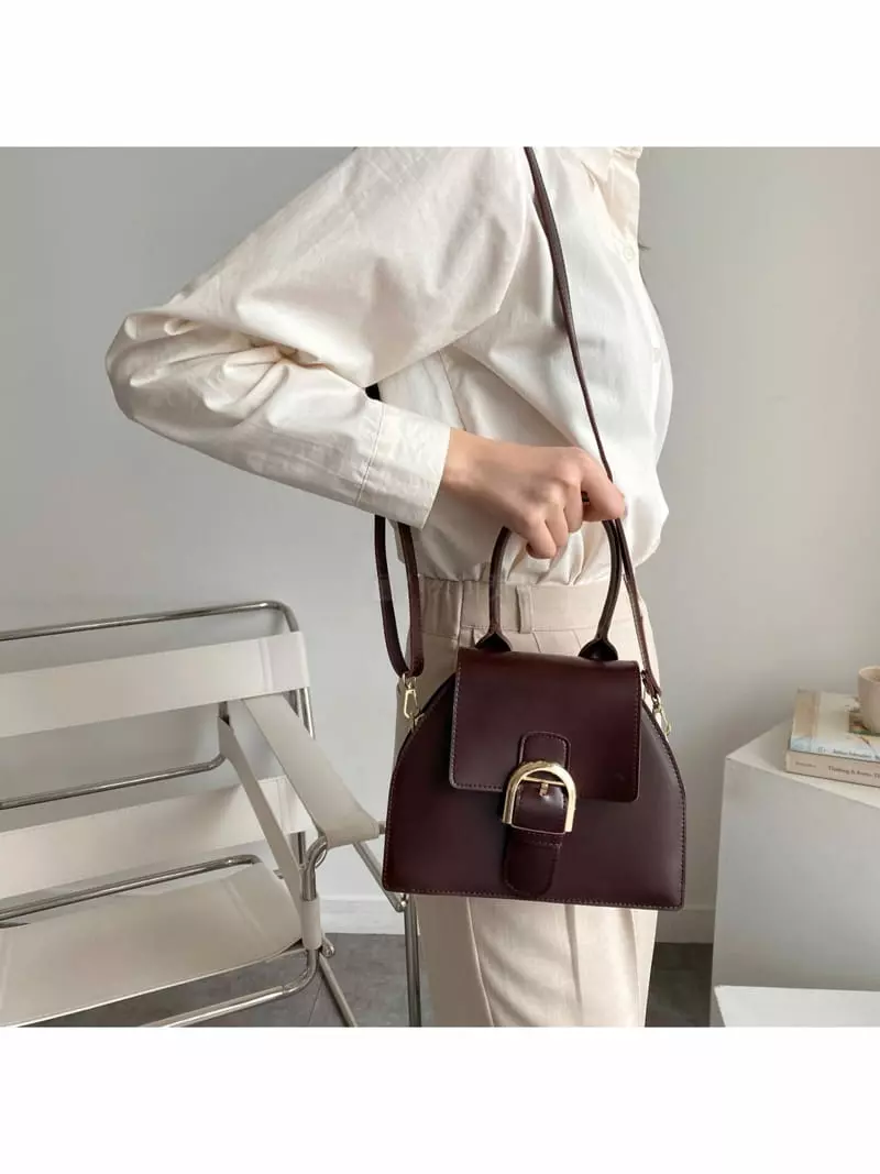 Megoshop - Korean Women Fashion - #restrostyle - Mini Bell Bag - 5